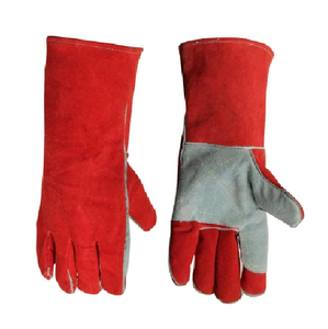 ถุงมือเชื่อมหนังถุงมือสำหรับช่างเชื่อมถุงมือเชื่อมถุงมือหนังแบบแยกชิ้นใหญ่พร้อมถุงมือเชื่อมเคฟลาร์ - Product Image 5