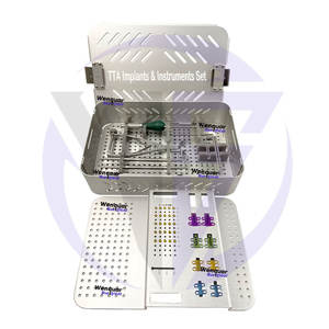 Instrumentos de cirugía TTA canina y jaula de titanio Juego de implantes veterinarios quirúrgicos Wenquar para el Avance de la tuberosidad tibial - Product Image 4
