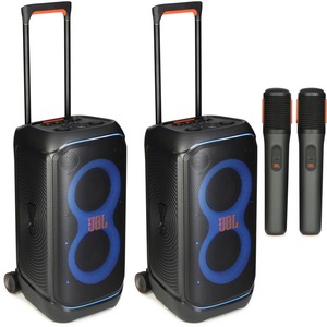 Proveedor Verificado por CEO, Party Box Stage 320 Original con Micrófonos, Subwoofer Portátil para Fiestas en Interiores y Exteriores - Product Image 2