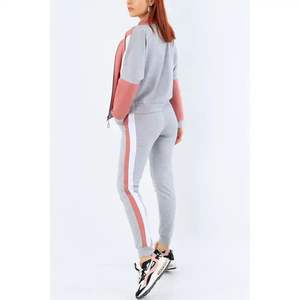 2025 Logo personnalisé femmes Vintage Y2k en détresse broderie Patch pantalons de survêtement et sweat à capuche ensemble sport survêtement femmes 2 pièces ensemble - Product Image 2