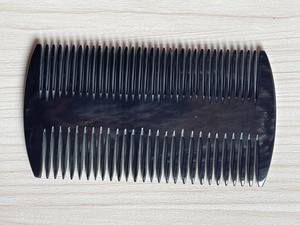 Peigne à cheveux en corne fait main de haute qualité, lisse et poli, peigne de toilettage professionnel pour salon - Product Image 6