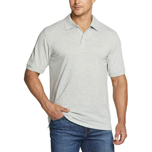 Camiseta de Golf Unisex con Logotipo Bordado Personalizado, Tejido de Malla 100% Algodón Transpirable, Antiarrugas, Diseño Sólido - Product Image 5