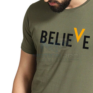 T-shirts pour hommes personnalisés imprimés, 100% coton respirant, écologiques, tissu de haute qualité assurant un confort et une tendance - Product Image 4
