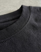 T-shirts en coton uni surdimensionnés vintage personnalisés, haute qualité 300 g/m², impression numérique vierge sur le devant, col rond, streetwear, XS