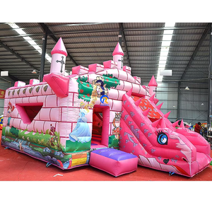 บ้านลมเป่าลมเชิงพาณิชย์พร้อมสไลเดอร์ รับน้ำหนักได้สูงสุด 500 กก. ผลิตจากวัสดุ PVC ขนาด 7x4 เมตร - Product Image 3