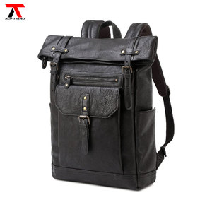 Genuine Leather <b>Laptop</b> <b>Backpack</b> Custom Logo Premium Quality Cowhide Leather <b>Laptop</b> Bag <b>for</b> Men & <b>Women</b> College Travel School - Product Image 3