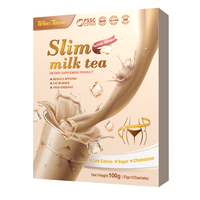 Winstown – Coffret Cadeau de Thé au Lait Amincissant et Nettoyant Intestinal Personnalisé, Sachets Aromatisés pour la Perte de Poids