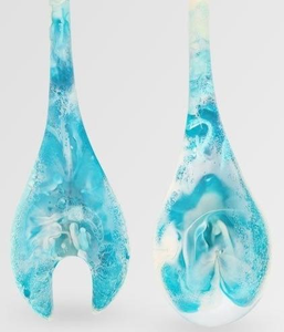 Cuillère en résine écologique faite à la main, vibrante, pour les fêtes, l'utilisation quotidienne en cuisine, les cadeaux, la décoration de la maison, design coloré, artisanat Saniya - Product Image 3