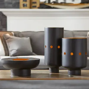 Vase à fleurs en fer artisanal moderne et unique de style côtier pour la décoration de table d'anniversaire, écologique, de haute qualité, ZAHID EXPORTS, grand modèle - Product Image 6