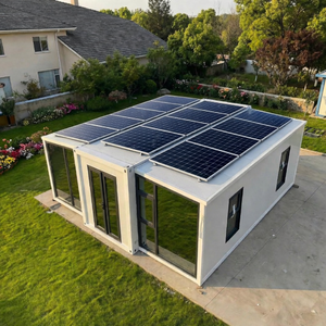 <span class=keywords><strong>Casa</strong></span> Prefabricada con Paneles Solares, Contenedor Plegable de 20 pies, Acabado Blanco, <span class=keywords><strong>Casa</strong></span> Prefabricada Expandible con Energía Solar - Product Image 1