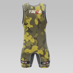 Custom MMA Stretch Wrestling <b>Singlet</b> for <b>Men</b> Breathable Anti-Wrinkle Quick Dry Spandex/Polyester Sportswear OEM Service - Product Image 4