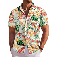 Nouvelle Chemise Hawaïenne 2026 de Luxe pour Homme, à Manches Courtes, Imprimé Camouflage par Sublimation, Tissu Sergé, Style Décontracté, pour Hommes et Femmes