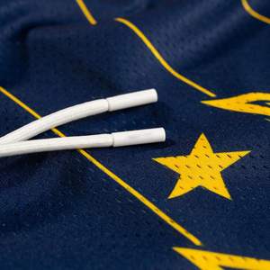 Pantalones cortos deportivos de malla de verano de nuevo diseño para hombre, pantalones cortos de lona informales con estampado de hip hop transpirable de secado rápido de Pakistán - Product Image 3