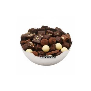 Atractivo Diseño Decorativo, Tazón de Metal Plateado para Chocolates, Soporte para Dulces, Gran Venta para Bodas, Fiestas y Cualquier Evento a un Precio Excelente - Product Image 1