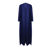 Nouvelle Arrivée 2026 Abaya Élégante pour Femmes, Abaya Plissée Unie Décontractée avec Boutons, Robe Miyake Plissée pour Femmes