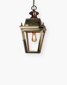 Farol de Latón y Cobre, Farol de Metal Vintage, Farol de Latón de Estilo Antiguo, Farol de Vela de Cobre Clásico, Farol de Latón Tradicional - Product Image 3