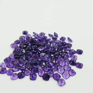 Pierre précieuse naturelle noire de qualité supérieure, taille coussin, pour la fabrication de bijoux, Sambhav Jewels SJGEM020, évaluation tierce partie - Product Image 1