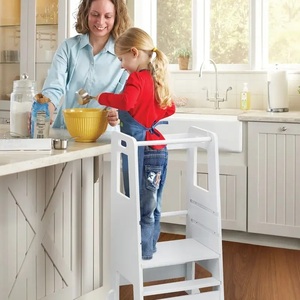 เก้าอี้ไม้ยางพาราสำหรับเด็กหัดเดินสำหรับห้องครัวห้องน้ำบ้านออฟฟิศ - Product Image 3