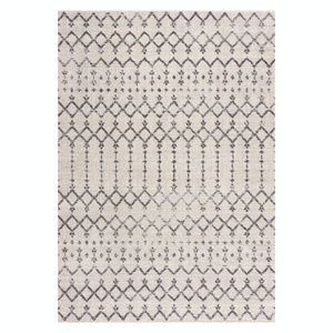 Tapis de salon en chenille gris argenté, imprimé numérique tribal bohème, lavable en machine, antidérapant, vente en gros RUGS DEPOT LXDP-0107 - Product Image 1
