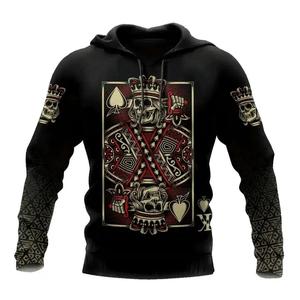 Nueva Llegada 2026 Sudadera con Capucha Personalizada de Hip Hop con Estampado de Grafiti de Araña, Estilo Urbano, Holgada, para Hombre - Product Image 3