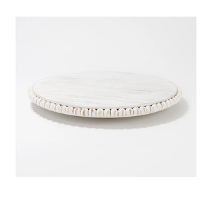 Plato giratorio de cocina Lazy Susan de madera para encimera de despensa Madera de Acacia Lazy Susan al costo más bajo - Product Image 1