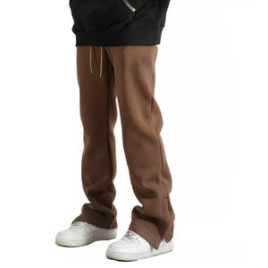 Pantalones de chándal acampanados de alta calidad para hombre, pantalones de chándal Bootcut con tinte de corbata, pantalones de chándal acampanados de peso pesado para hombre hechos en Pakistán - Product Image 4