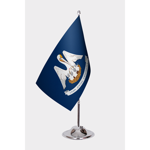 Custom Louisiana <b>for</b> State <b>Flags</b>-Digital Printing Aluminum <b>Pole</b> & Polyester Material - Product Image 1
