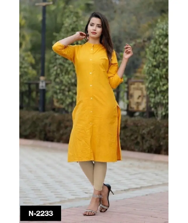 Rayon Foil cetak Kurtis Anarkali gaya Kurti Rayon Jaipuri cetak Kurtis desain baru dari Salwar Kameez dengan harga rendah di India