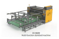 Presse à chaleur rotative haute efficacité avec revêtement en téflon, impression sur jersey 100% coton, directement de l'usine
