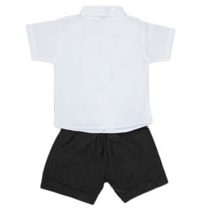 Newborn <b>Boys</b> <b>Suits</b> 2Pcs - <b>Grey</b> - Product Image 4