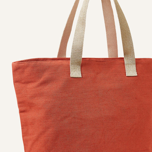 Bolsos de compras personalizados, bolso de lona de algodón orgánico, bolsos de mano de algodón 100% para mujer, OEM hecho en Vietnam - Product Image 5