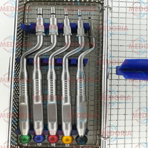 Medoria International - Juego de 5 Osteótomos para Elevación de Senos Paranasales, Puntas Cóncavas Desplazadas, Implante Dental de Alta Calidad - Product Image 2