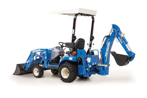 Nouveau tracteur utilitaire compact New HollanZ WORKMASTER 25S 25HP 4WD avec chargeur frontal et pelle arrière, boîte de vitesses, pompe, moteur, attelage 3 points - Product Image 5