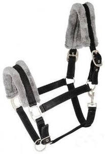 Réglable en Nylon Cheval Halter Polaire Rembourré Léger Durable Confortable Doux Fit Premium Équestre Équitation Tack - Product Image 3
