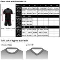 Fabricante Personalizado de Camisetas de Fútbol Profesionales, Manga Corta, Cuello en V, Transpirables, Elásticas en Cuatro Direcciones, Poliéster/Nailon