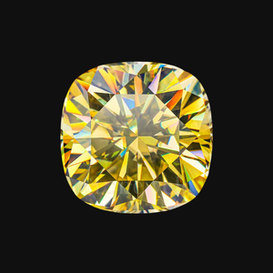 เบาะรองนั่งสีเหลืองตัดทรงหลวมจากห้องทดลองธรรมชาติที่ปลูกเพชร Def VVS VS 1CT 2CT 3CT 4CT ได้รับการรับรอง HPHT cgi/gia - Product Image 1