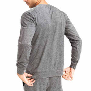 ชุดเซ็ตแทรคสูทลำลองไซส์พลัส ผ้าคอตตอน 100% ลายพิมพ์เรียบ แต่งคริสตัล ขอบเอวยางยืด ระบายอากาศได้ดี เหมาะสำหรับฤดูหนาว เล่นฟุตบอล  รับสั่งทำได้ - Product Image 2