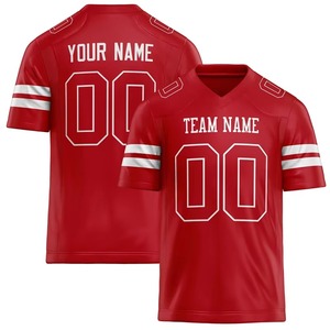 Uniforme de Fútbol Americano para Niños al por Mayor, Jersey de Poliéster Ligero de 130 g/m², Ropa Deportiva para Equipos Escolares y Universitarios - Product Image 5