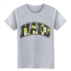 เสื้อยืดสำหรับผู้ชายเสื้อยืดผ้ากำมะหยี่ปักลายทำจากผ้าฝ้าย100% คุณภาพสูง - Product Image 4