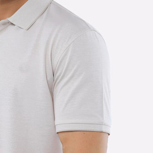 Polo d'été en coton mélangé pour homme, tenue élégante et confortable en tissu doux - Product Image 4