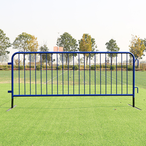 Barricadas de Control de Multitudes Temporales Portátiles de Acero Metálico para Seguridad Vial, Conciertos y Peatones, Venta al por Mayor Personalizada - Product Image 6
