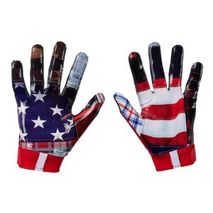 Guantes de fútbol americano Ball Feel Sensation Guantes de receptor de fútbol juvenil Guantes de fútbol pegajosos Camo Hombres Logotipo personalizado PK - Product Image 4