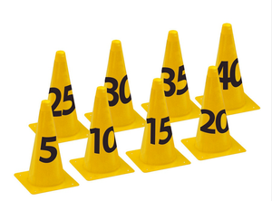 Cono marcador de agilidad de entrenamiento deportivo de Material plástico de la mejor calidad con número en varios colores para entrenamiento deportivo de fútbol - Product Image 6