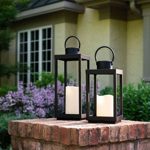 Accesorios de iluminación de farol hechos a mano ecológicos de madera modernos personalizados para decoración de Navidad, hogar, Hotel, restaurante - Product Image 1
