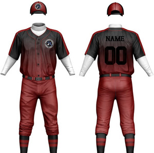 Uniformes de baseball à sublimation personnalisés pour jeunes, ensembles grande taille et respirants - Product Image 5