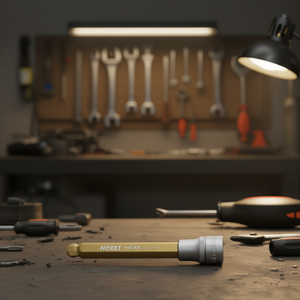 Llave de vaso hexagonal larga Hazet de 1/2'' con cabeza esférica cuadrada, producto premium - Product Image 3