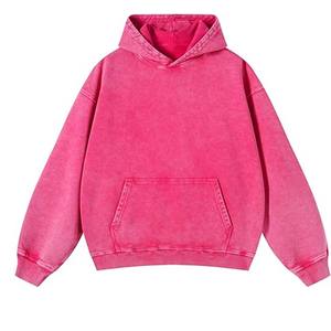 Sudadera con capucha de gran tamaño para hombre, sudadera informal de algodón Vintage, sudaderas básicas holgadas a la moda, Jersey Retro, ropa de calle - Product Image 3