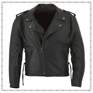 Customizable Men's Jacket Motorbike Leather Jacket Top Quality with Armors Riding Racing Motorcycle - Product Image 3