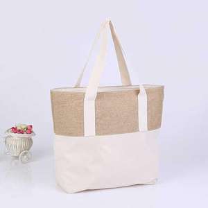 EarthBliss Custom <b>Jute</b> Tote <b>Bag</b> Eco Friendly Womens Shoulder <b>Shopping</b> Tote Reusable Promotional <b>Bag</b> - Product Image 4
