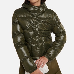 Veste matelassée d'hiver respirante tricotée réversible pour femme avec doublure en cachemire - Product Image 6